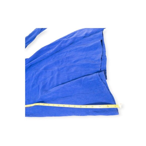 Vintage Rabbit JR Blue Dress With Square Neckline 90's Fashion - Picture 5 of 10